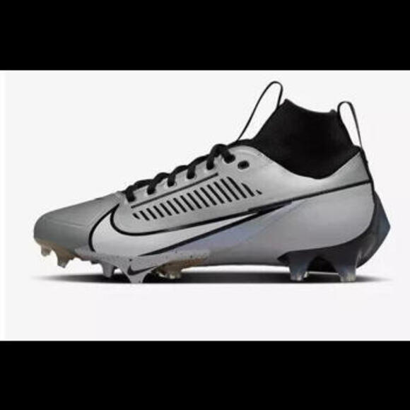 Nike Vapor Edge Pro 360 2 Men's Cleat LT Smoke Grey/White-White DA5456 002 Sz 13 - Picture 2 of 5